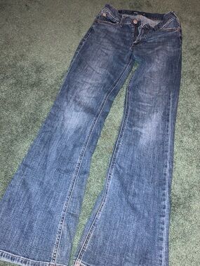Aeropostale Blue Flare Jeans - Dark Wash